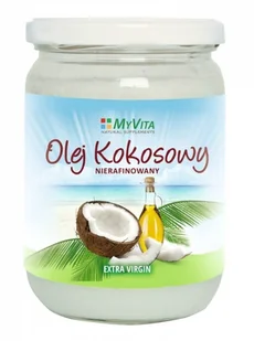 MYVITA Olej Kokosowy Nierafinowany 200ml - Witaminy i minerały dla sportowców - miniaturka - grafika 2