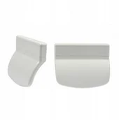 Klamki - Pochwyt Uchwyt Balkonowy Okna Drzwi PCV Biały 7D8A-80356 - miniaturka - grafika 1