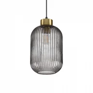 Lampy sufitowe - Ideal Lux Lampa wisząca Mint 237510 nowoczesna oprawa z dymionego szkła 237510 - miniaturka - grafika 1