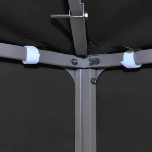 vidaXL Zadaszenie altany, 2-poziomowe, 310 g/m, 4 x 3 m, antracytowe - Pawilony ogrodowe - miniaturka - grafika 3