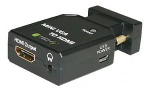 Techly Przełącznik Konwerter adapter VGA + 3,5mm audio na HDMI M/F 026517 - Części i akcesoria do laptopów - miniaturka - grafika 5