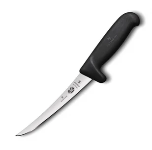 Victorinox nóż kuchenny fibrox Safety Grip nóż do trybowania norma papier ścierny Flex czarna 15 cm, 5.6613.15 m GL275 - Noże - miniaturka - grafika 3