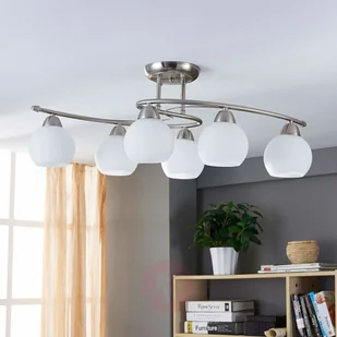 Lampenwelt Lampa sufitowa do jadalni Svean, 6-punktowa - Lampy sufitowe - miniaturka - grafika 2