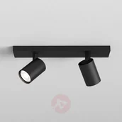 Lampy sufitowe - Astro Lighting Ascoli Twin Deckenstrahler, schwarz matt - miniaturka - grafika 1