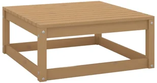 vidaXL Stołki ogrodowe z poduszkami, 2 szt., miodowy brąz, sosnowe - Komplety wypoczynkowe - miniaturka - grafika 4