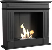 Biokominki - Kratki Biokominek portalowy November P czarny z szybą Kratki NOVEMBER/P/CZARNY/TUV - miniaturka - grafika 1