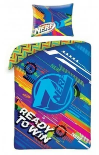 Halantex Pościel 140x200 bawełniana NERF NF-0126BL - Pościel dla dzieci - miniaturka - grafika 2