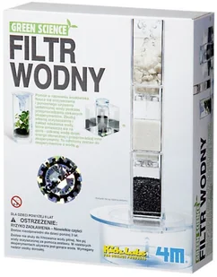 4M Green Science Filtr wodny GXP-515078 - Mały naukowiec - miniaturka - grafika 2