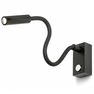 Lampy ścienne - RED RED - Design Rendl - R10541 - LED Kinkiet AIM LED/3W/230V czarny - miniaturka - grafika 1