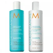 Zestawy kosmetyków damskich - Moroccanoil Smooth 2x250ml wygładzający zestaw do każdego rodzaju włosów: szampon + odżywka 3122 - miniaturka - grafika 1