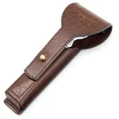 Akcesoria do golenia męskie - Captain Fawcett Maszynka do golenia Mach 3 z ręcznie produkowanym etui skórzanym Cpt. Fawcett 5560 - miniaturka - grafika 1