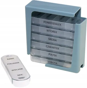 Pillbox Pojemnik Pudełko Na Tabletki Suplementy - Shakery i bidony sportowe - miniaturka - grafika 2