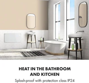 Klarstein Klarstein Bornholm Curved Smart, grzejnik konwekcyjny, 2000 W, sterowanie przy użyciu aplikacji, biały ACO7-BrnhlmCrvdSmrtW - Ogrzewanie przenośne - miniaturka - grafika 9