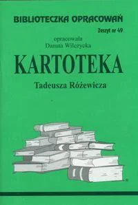 Biblios Danuta Wilczycka Biblioteczka Opracowań. „Kartoteka” Tadeusza Różewicza - Lektury szkoła podstawowa - miniaturka - grafika 2