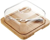 Tace i patery - Pradel Jean Dubost 20326 deska do krojenia sera, wykonana z bambusa, w zestawie z 1 nożem do sera ze stali szlachetnej 20326 - miniaturka - grafika 1