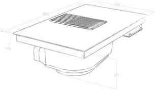 Elica NIKOLATESLA LIBRA WH/F/83 (POCHŁANIACZ) - Zestawy zintegrowane AGD - miniaturka - grafika 4