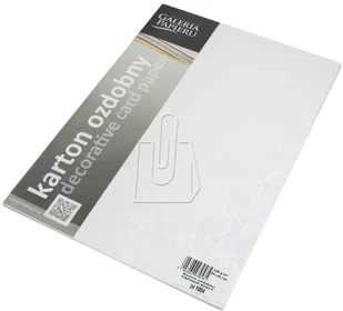 Galeria Papieru Papier dekoracyjno - wizytówkowy 21x29,7cm - PAPIRUS biały 20100 - Dekoratorstwo - miniaturka - grafika 2