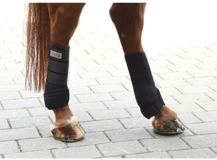 Kerbl Ochraniacze dla konia, 4 szt., czarne, Cob, 320132 - Akcesoria jeździeckie - miniaturka - grafika 3