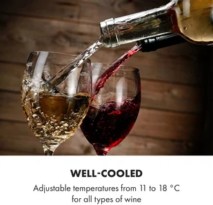Klarstein Bellevin 8 Uno - Chłodziarki do wina - miniaturka - grafika 5