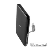 Powerbanki - ACME Europe Europe power bank z kablem Lightning PB20 10000 mAh czarny - miniaturka - grafika 1