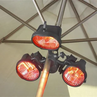 Eurom Ogrzewacz tarasowy Parasol Heater 1500, czarny 1500 W 333329 - Ogrzewacze tarasowe - miniaturka - grafika 2