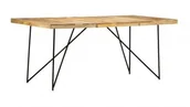 Stoły - Stół industrialny z drewna mango kolor naturalny C3-G46 - miniaturka - grafika 1
