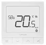 Akcesoria grzewcze - Salus Sterownik Przewodowy Quantum Ultra Cienki - miniaturka - grafika 1