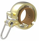 Dzwonki do roweru - Knog Oi Luxe dzwonek rowerowy Brass 2019 dzwonek rowerowy, s (12128_Brushed Brass_S) - miniaturka - grafika 1