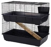 Klatki dla gryzoni - Little Friends królik klatka, z 2 półkami, 102 cm - miniaturka - grafika 1