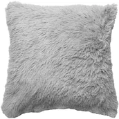 Kołdry i poduszki dla dzieci - Uniglob Poduszka SHAGGY szara 45 cm x 45 cm - miniaturka - grafika 1