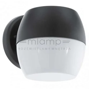 Eglo Ścienna LAMPA zewnętrzna ONCALA 95982 elewacyjna OPRAWA ogrodowa LED 11W kinkiet outdoor IP44 stal nierdzewna biały 95982 - Lampy ogrodowe - miniaturka - grafika 2