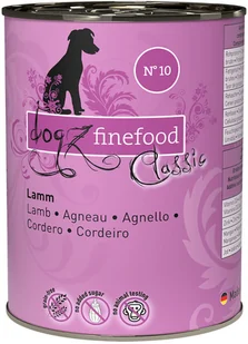 Dogz Finefood N.10 Jagnięcina Puszka 400g 12089 - Mokra karma dla psów - miniaturka - grafika 3