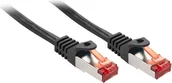 Kable miedziane - Lindy RJ-45/RJ-45 kat.6 Czarny 0.3m 47370 - miniaturka - grafika 1