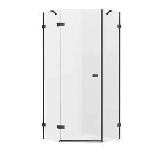 New Trendy EXK-3875 KABINA AVEXA BLACK PI$725CIOKąTNA L 90x90x200 CZYSTE 6mm ACTIVE SHIELD - Kabiny prysznicowe - miniaturka - grafika 2