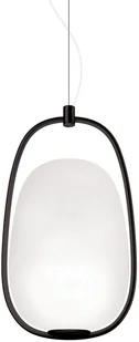 Kundalini Lampa wisząca Lann, czarna/biała - Lampy sufitowe - miniaturka - grafika 2
