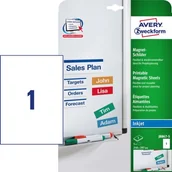 Magnesy - AVERY ZWECKFORM GmbH MAGNESY DO NADRUKU 210x297 AVERY 5 ARKUSZY 52273 - miniaturka - grafika 1