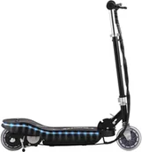 Hulajnogi elektryczne - vidaXL Hulajnoga elektryczna z LED 120 W Czarna - miniaturka - grafika 1