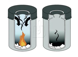 Durable Kosz na śmieci okrągły 15l SAFE+ czerwony - Kosze biurowe - miniaturka - grafika 3