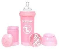 Vital Innovations bidon Twist Shake Anti-kolka, 260 ML  Rosa (78255) - Shakery i bidony sportowe - miniaturka - grafika 4