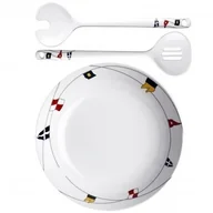 Żeglarstwo - Marine Business REGATA Melamine salad bowl with salad servers - miniaturka - grafika 1