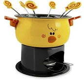 Zestawy do fondue - Home Duck Fondue usługi, drewno/metal, czarna, 11 sztuk 9702300 - miniaturka - grafika 1