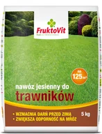 Nawozy ogrodnicze - Fruktovit Plus Nawóz jesienny granulowany do trawników worek 5 kg - miniaturka - grafika 1