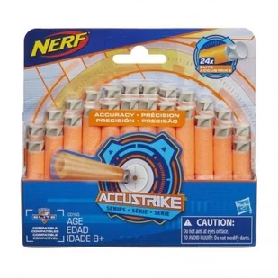 Hasbro NERF ACCUSTRIKE STRZALKI 24 SZT C0163 - Zabawki militarne - miniaturka - grafika 3