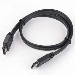 NoName eSATA/eSATA Czarny 1m - Kable komputerowe i do monitorów - miniaturka - grafika 2