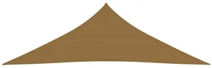 VidaXL Żagiel przeciwsłoneczny, 160 g/m, taupe, 3,5x3,5x4,9m, HDPE 311422 VidaXL - Parasole ogrodowe - miniaturka - grafika 3