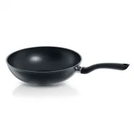 Patelnie - Fissler Cenit 28 Cm Czarna Patelnia Wok Nieprzywierający - miniaturka - grafika 1