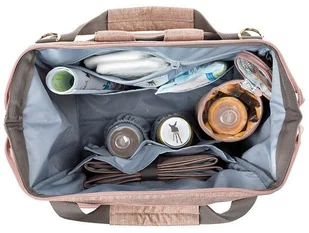 Lassig Glam Label Plecak dla mam z akcesoriami Goldie Backpack Rose 1103010708 - Torby i organizery dla mam - miniaturka - grafika 5