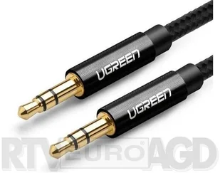 UGREEN Kabel Jack 3.5mm Jack 3.5mm 1m czarny UGR648BLK UGR648BLK - Kable - miniaturka - grafika 2