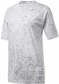 Koszulki sportowe damskie - Reebok LM Washed Cotton Tee podkoszulek damski, szary, XL FM7123 - miniaturka - grafika 1