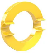 Akcesoria do tablic - DAHLE Magnes tablic 90mm XL żółty Dahle okrąg - miniaturka - grafika 1